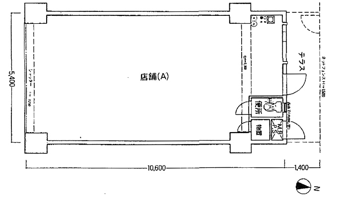 ライオンズマンション千林大宮105号室　間取り